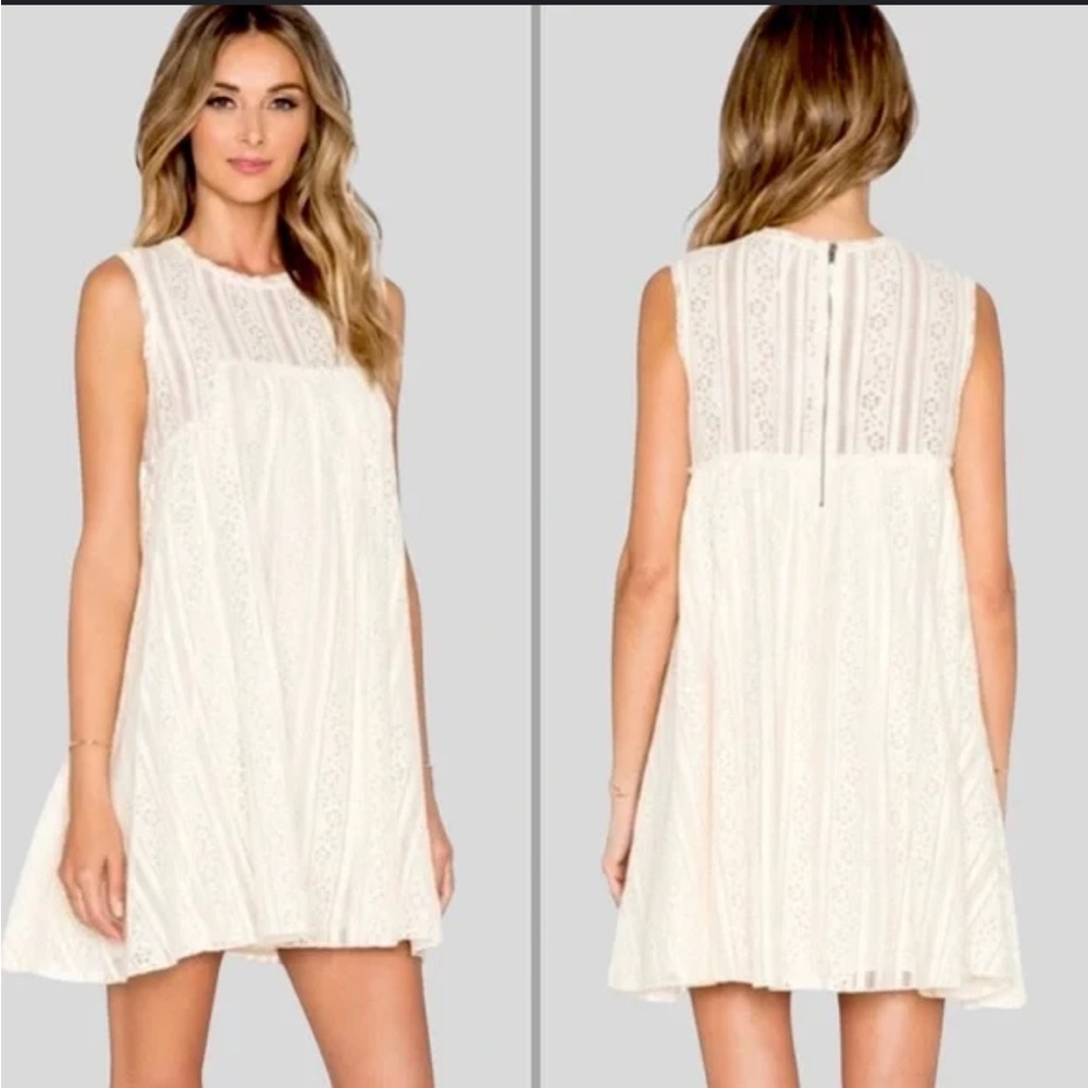 NWOT free people dress large lace summer sleeveless dress